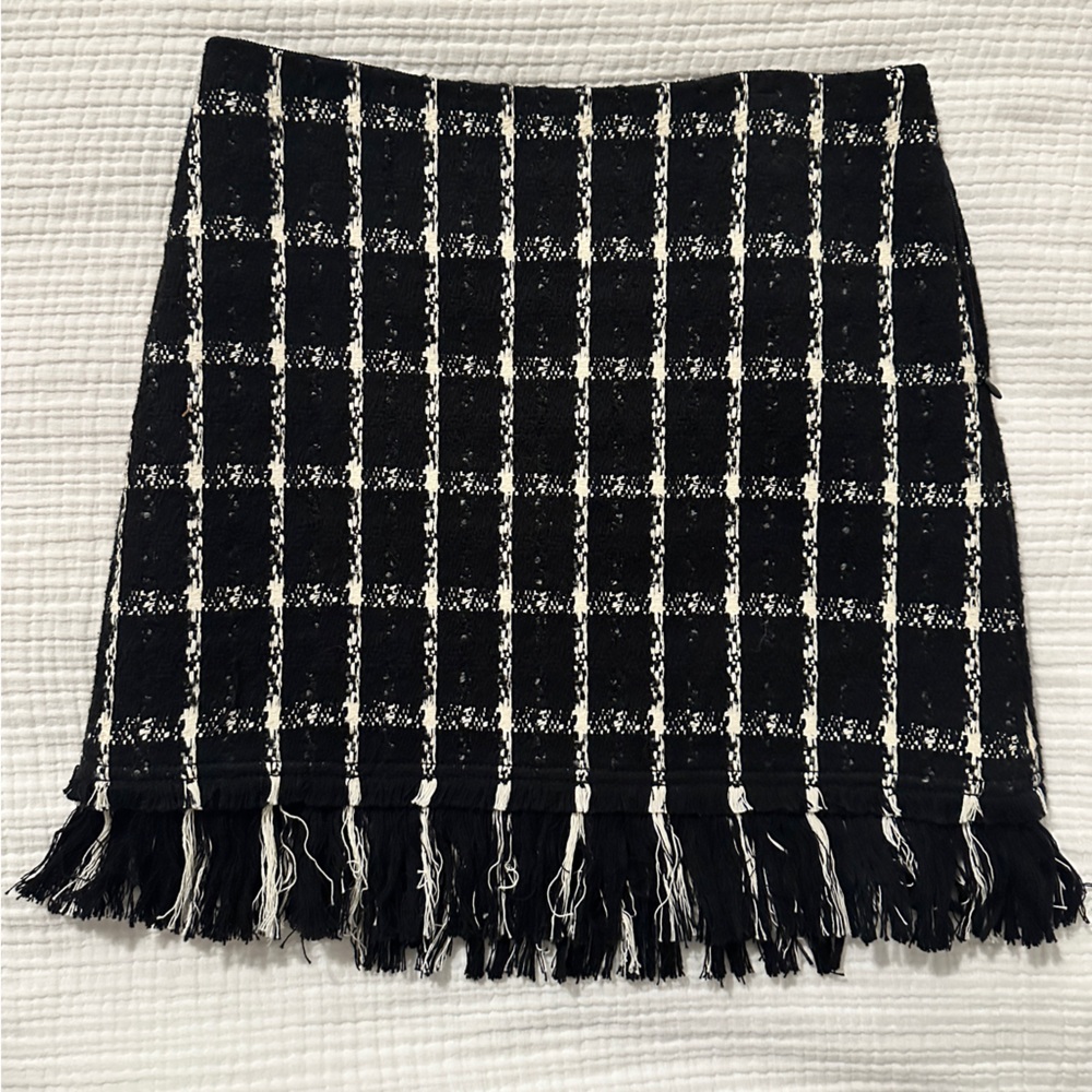 Martha White Tweed Skirt